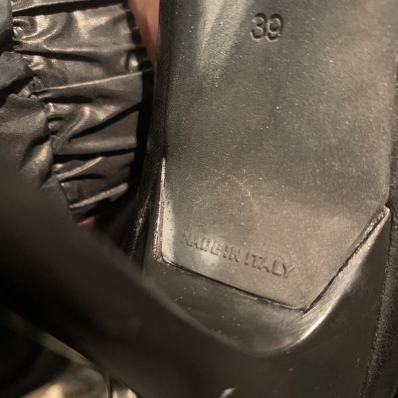 Genuine leather stiletto heel pointed toe boots - Picture 7 of 7